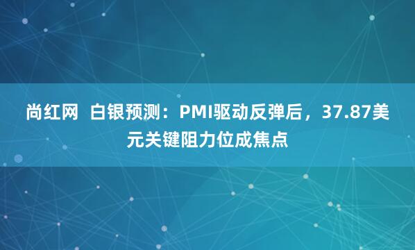 尚红网  白银预测：PMI驱动反弹后，37.87美元关键阻力位成焦点
